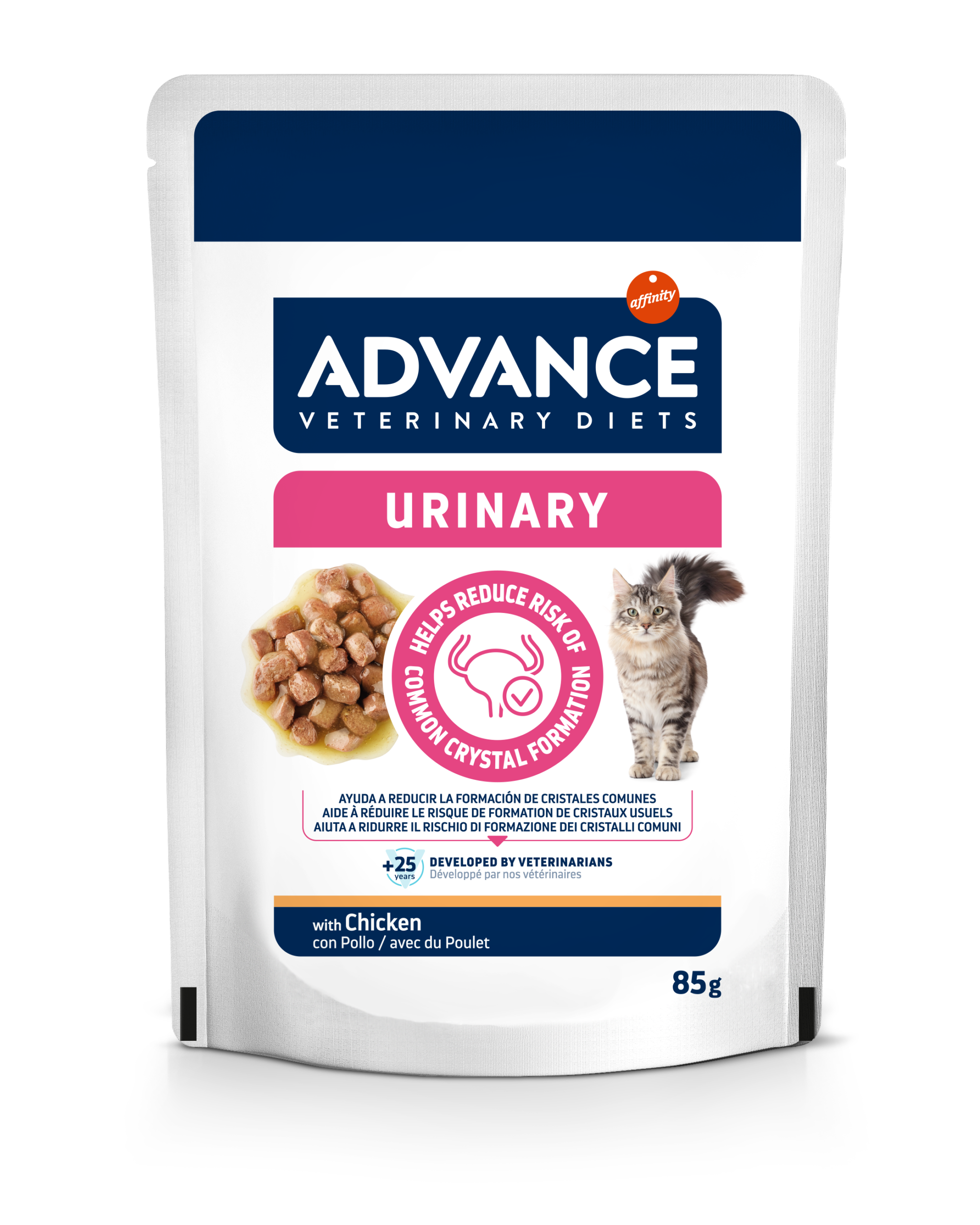 gatto (2) Advance Cat Umido Urinary 85gr - immagine 1